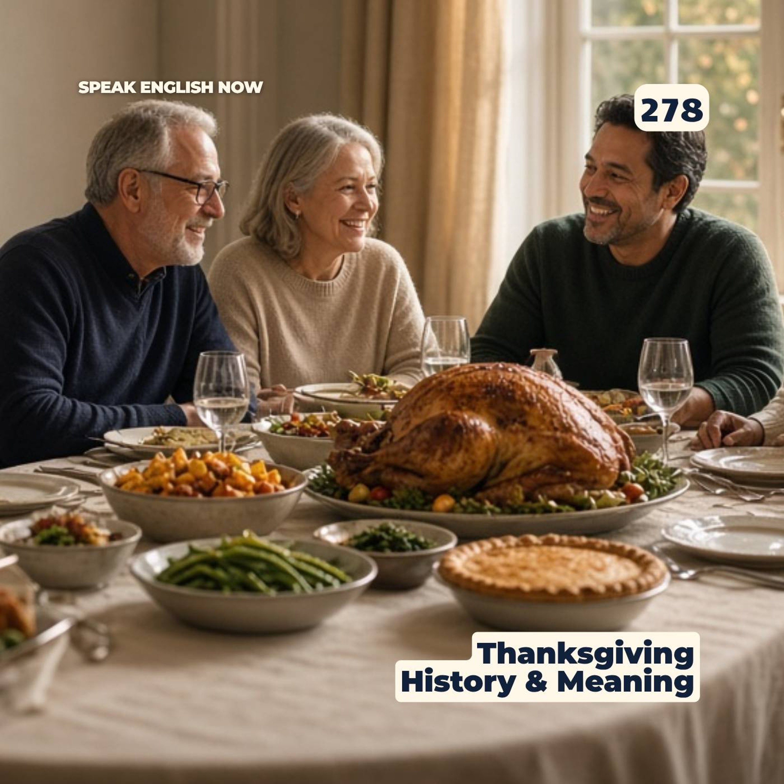 #278 The History and Meaning of Thanksgiving episode artwork