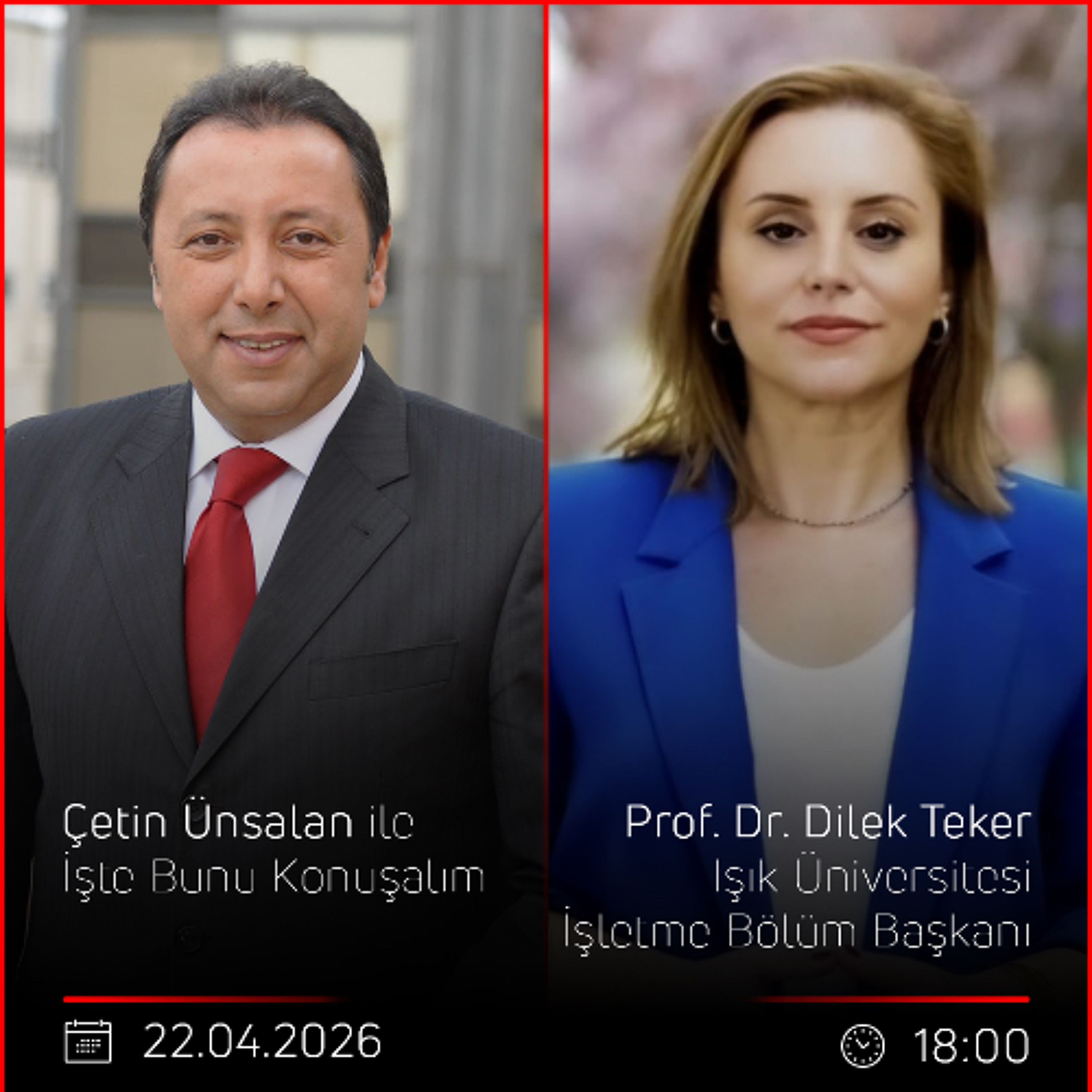 Prof. Dr. Dilek Teker - Çetin Ünsalan ile İşte Bunu Konuşalım