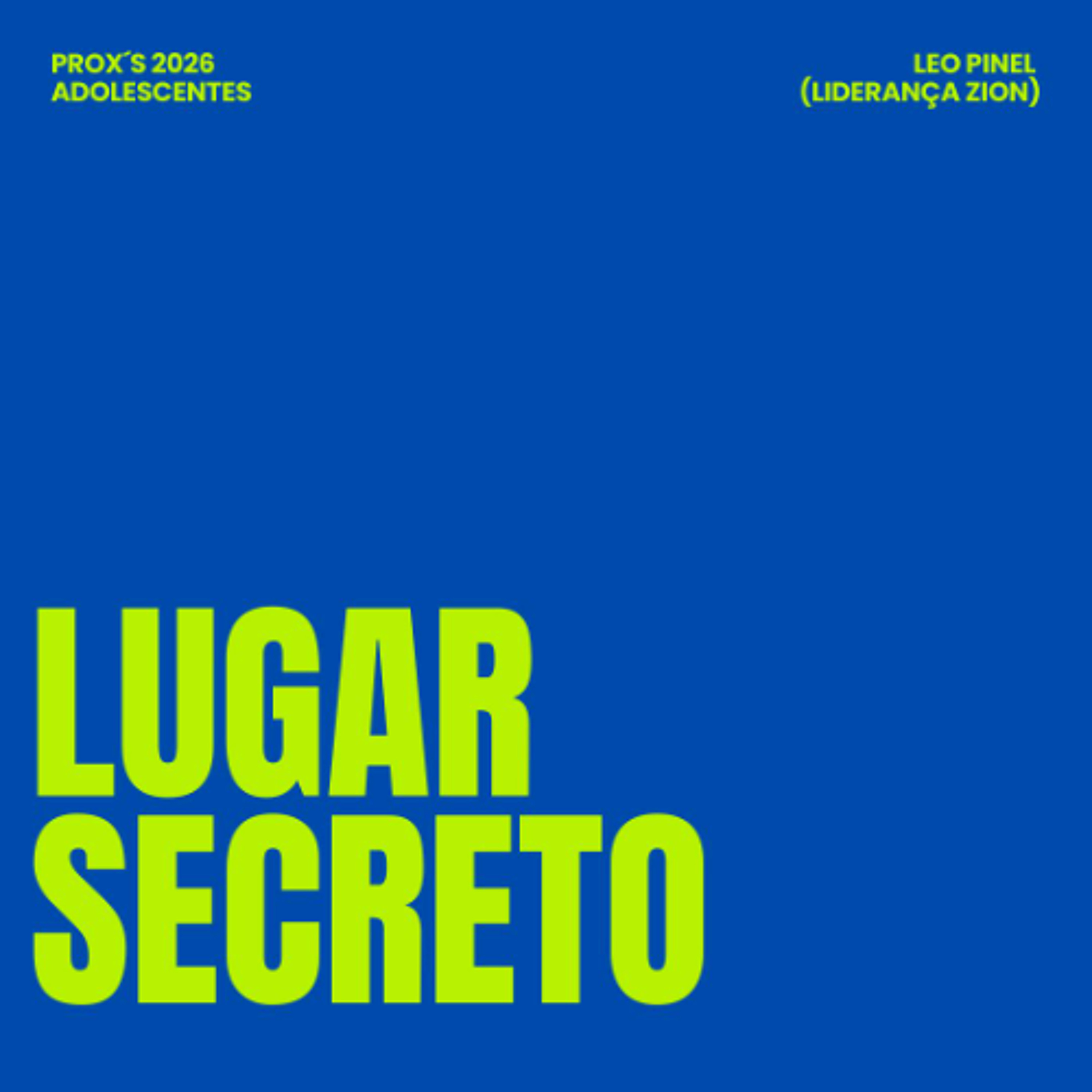 Lugar Secreto - Leo Pinel 06/06/2026 episode artwork