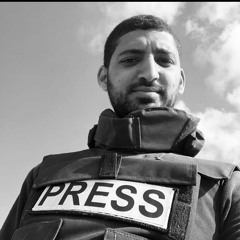 الي والك السما بمايكروفون الشهيد الصحفي رشدي السراج الذي قتله الاحتلال الاسرائيل بغزة 22 نوفمبر 2023