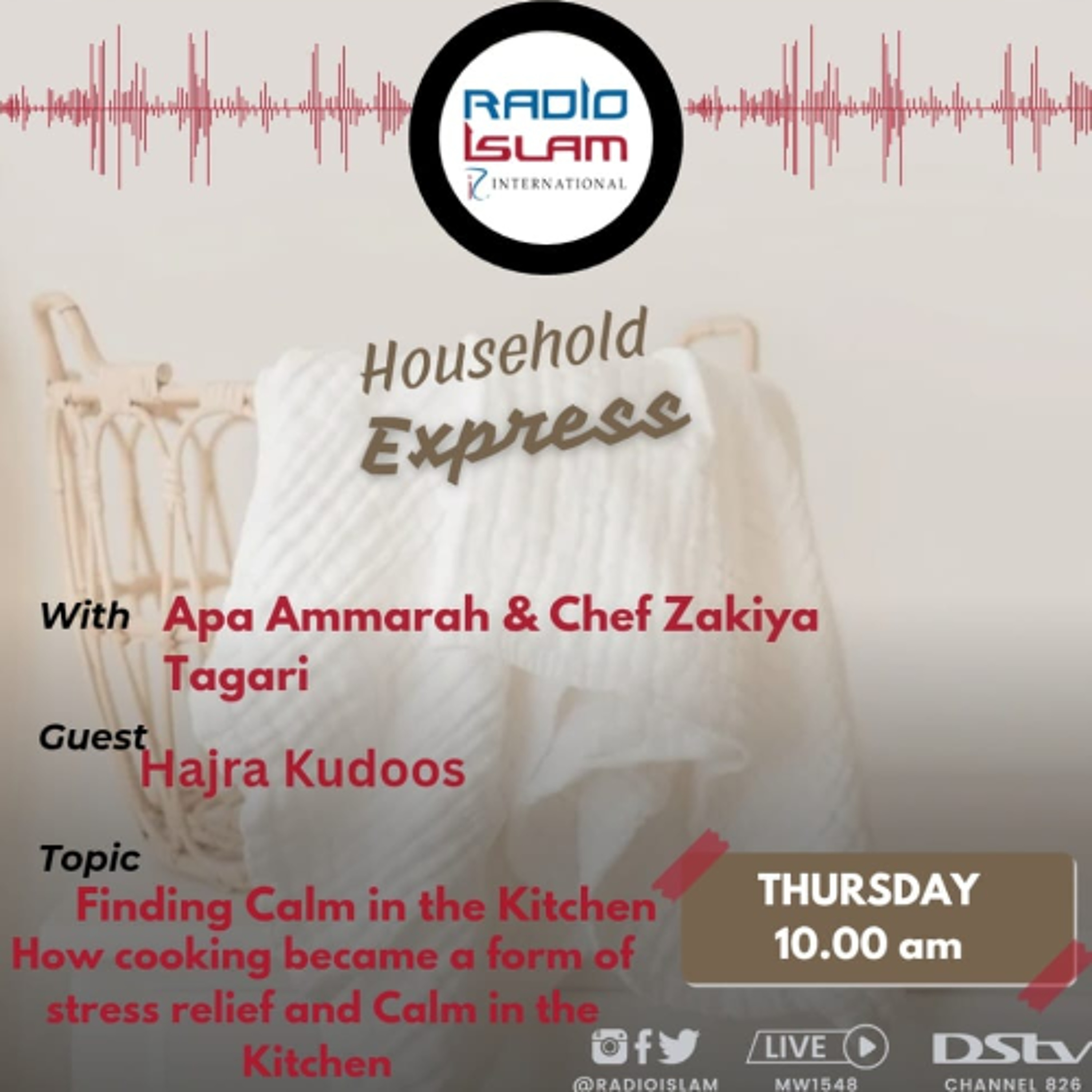 Household Express:Finding Calm in the Kitchen:Hajra Kudoos