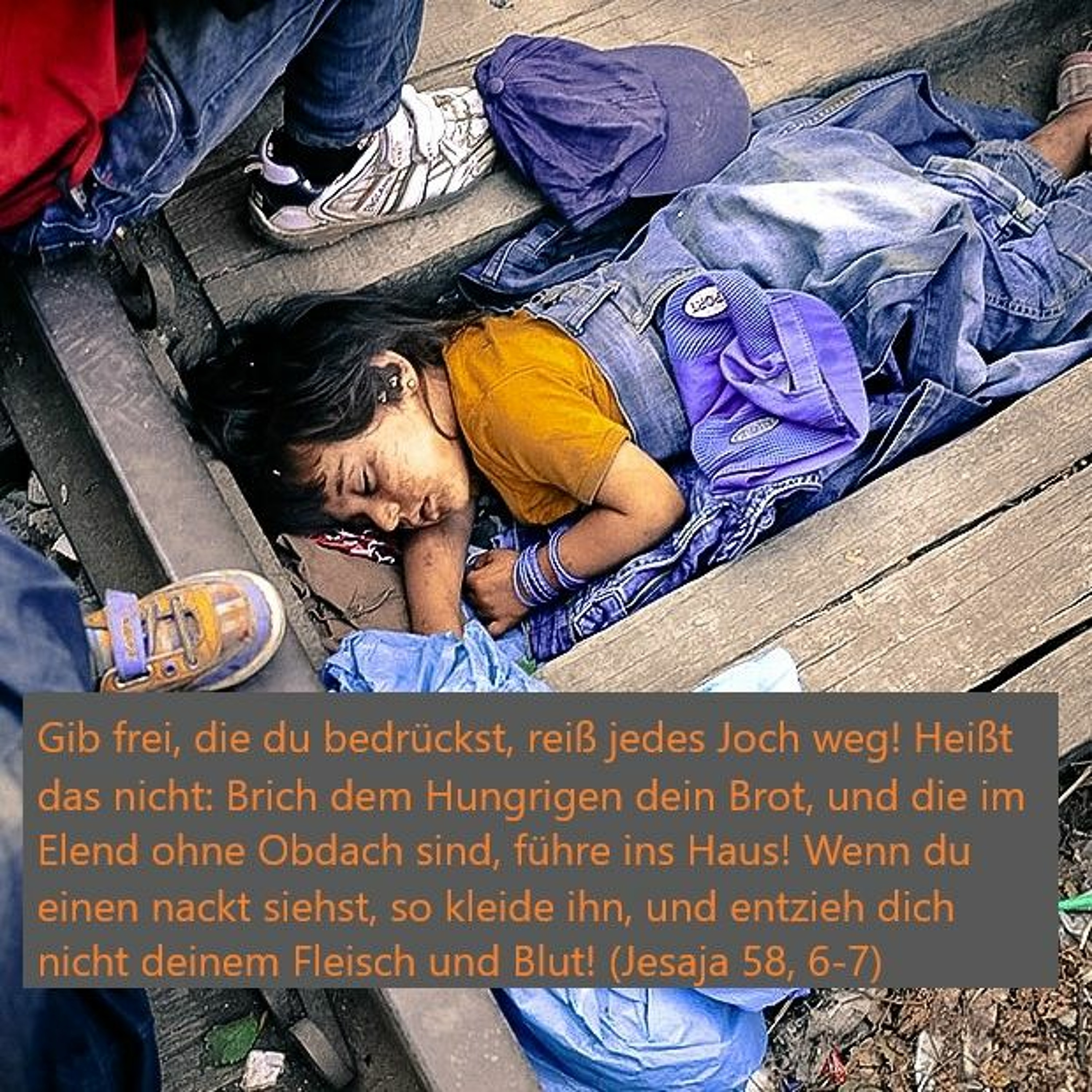 Lass den Hungrigen dein Herz finden...Jesaja 58, 1 - 12.MP3 episode artwork
