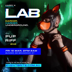 Harry K Presents: LAB March 24 (Pup Riff DJ Set)