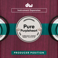 DW Collector's Series Pure Purpleheart: Producer Position - Coreblaze