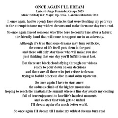 VM 12 Once Again I'll Dream