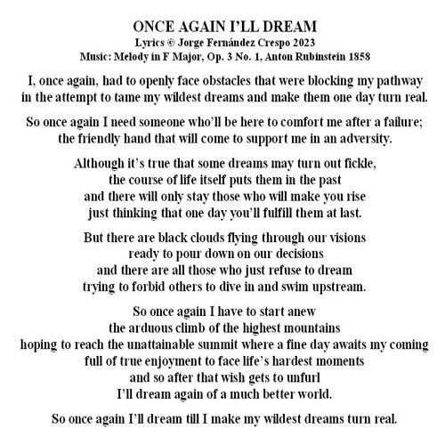 VM 12 Once Again I'll Dream