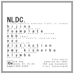 NLDC27 - Slymbo 0.0 ESC 1.02 Foamplate 2.03 Hijinx 3.00 Distinction 4.03 Amy Kinsorbo 5.04 Ebb 6.03