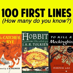 100 First Lines From Great Books (From The Last 100 Years)