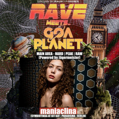 Rave meets Goa Planet - 2Raum Club Bremen - DJ maniaclina - August 2025