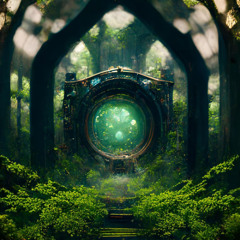 Hidden Peaceful Place In The Forest