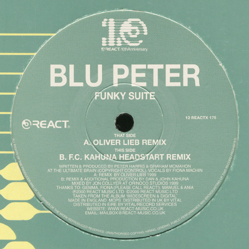 Blu Peter - Funky Suite - Oliver Lieb Remix (2000)