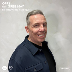 Greg May 86-93 Vinyl Mix for OPR8 SWU FM
