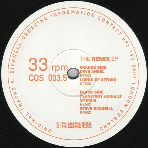 Steve Bicknell - Lords Of Afford, Remix (1994)