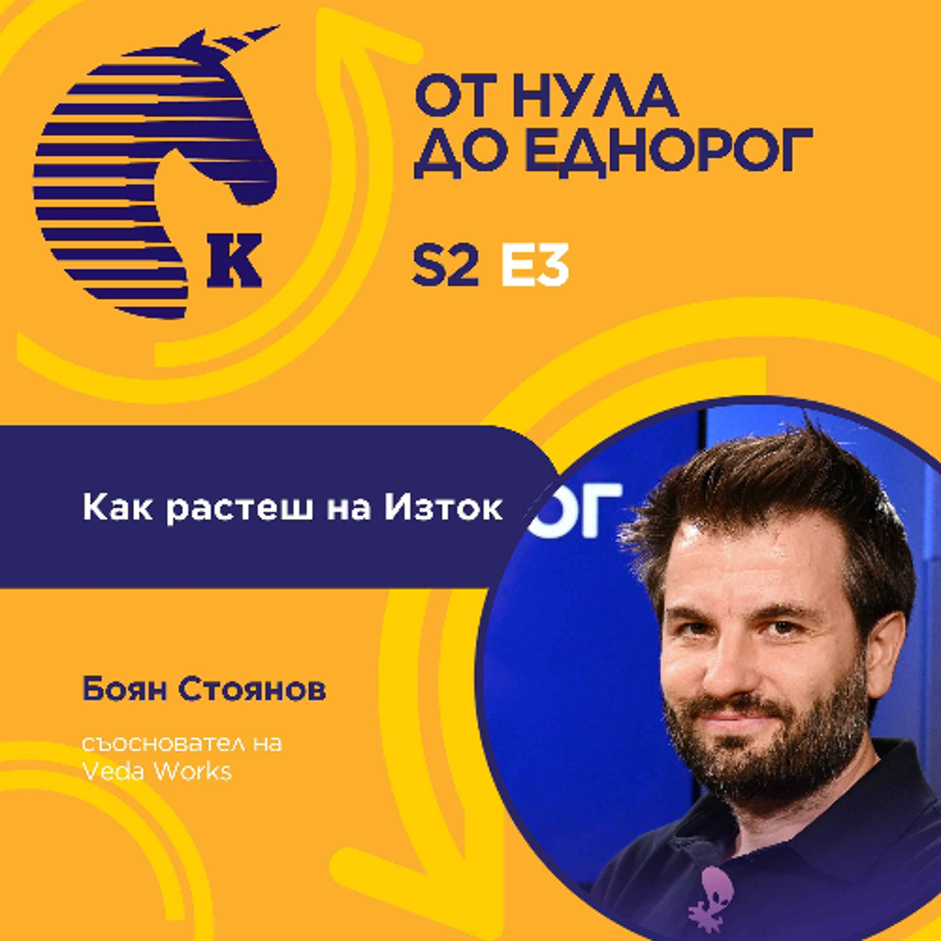 S2E3: Как растеш на Изток с Боян Стоянов, Veda Works episode artwork