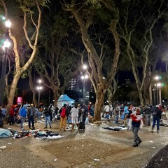 PCC faz queima de fogos antecipada no lockdown em SP av rio branco 28/12/2020