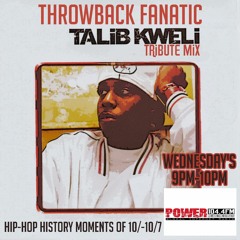 Throwback Fanatic Talib Kweli tribute mix