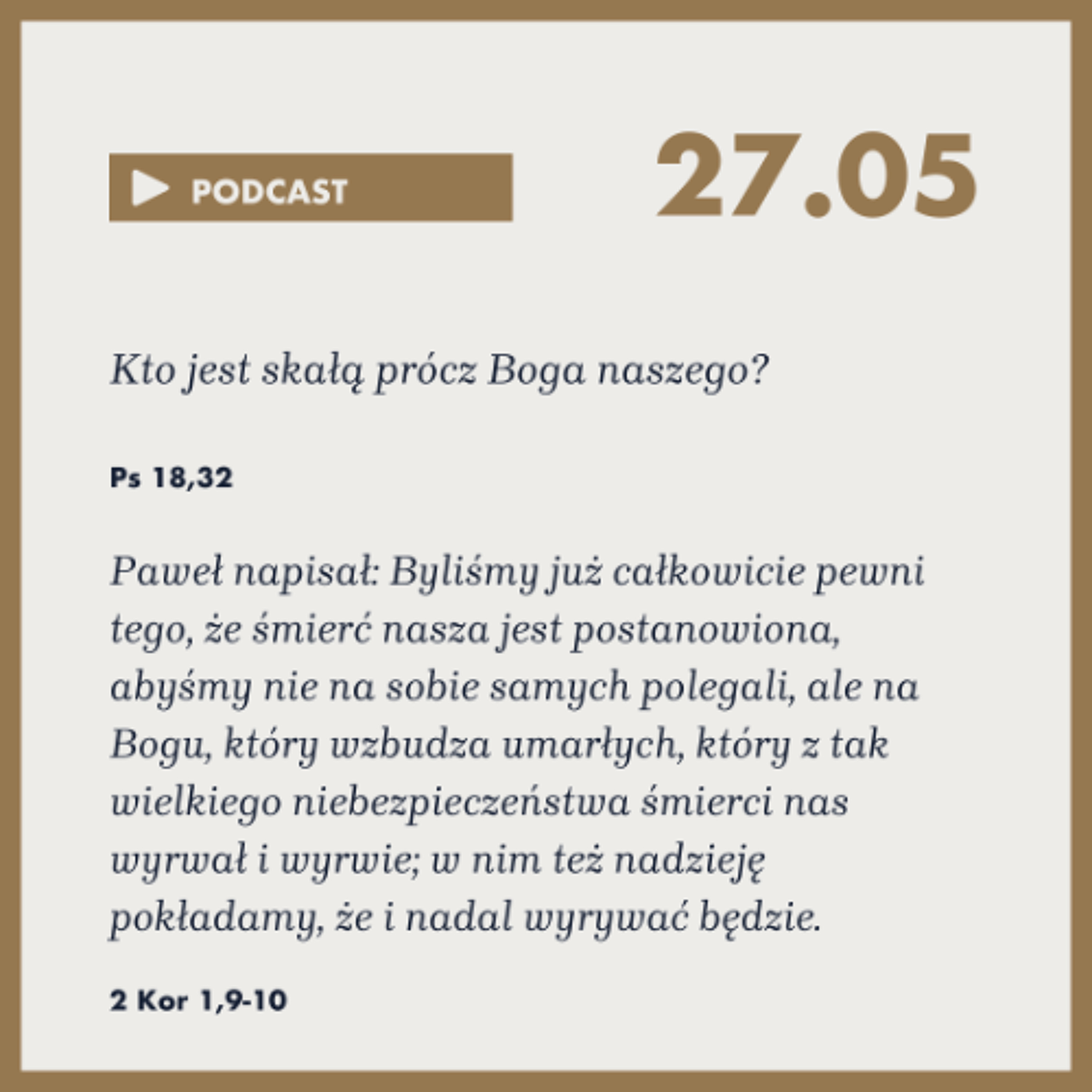 Poranek ze Słowem na 27 maja 2025 episode artwork