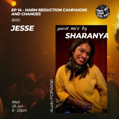 Audio Forage ep 14 - Harm reduction w. Jesse Colling & Guest Mix by Sharanya SC
