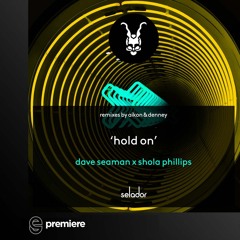 Premiere: Dave Seaman X Shola Phillips - Hold On (Denney Remix) - Selador