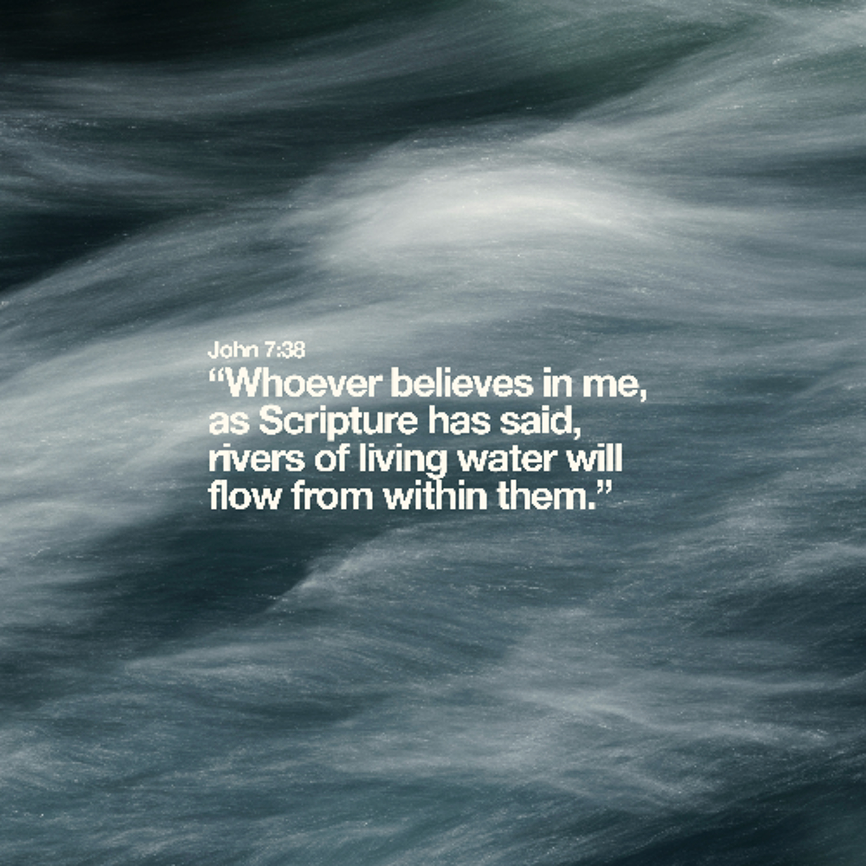 That You May Believe Part Seven: Living Water