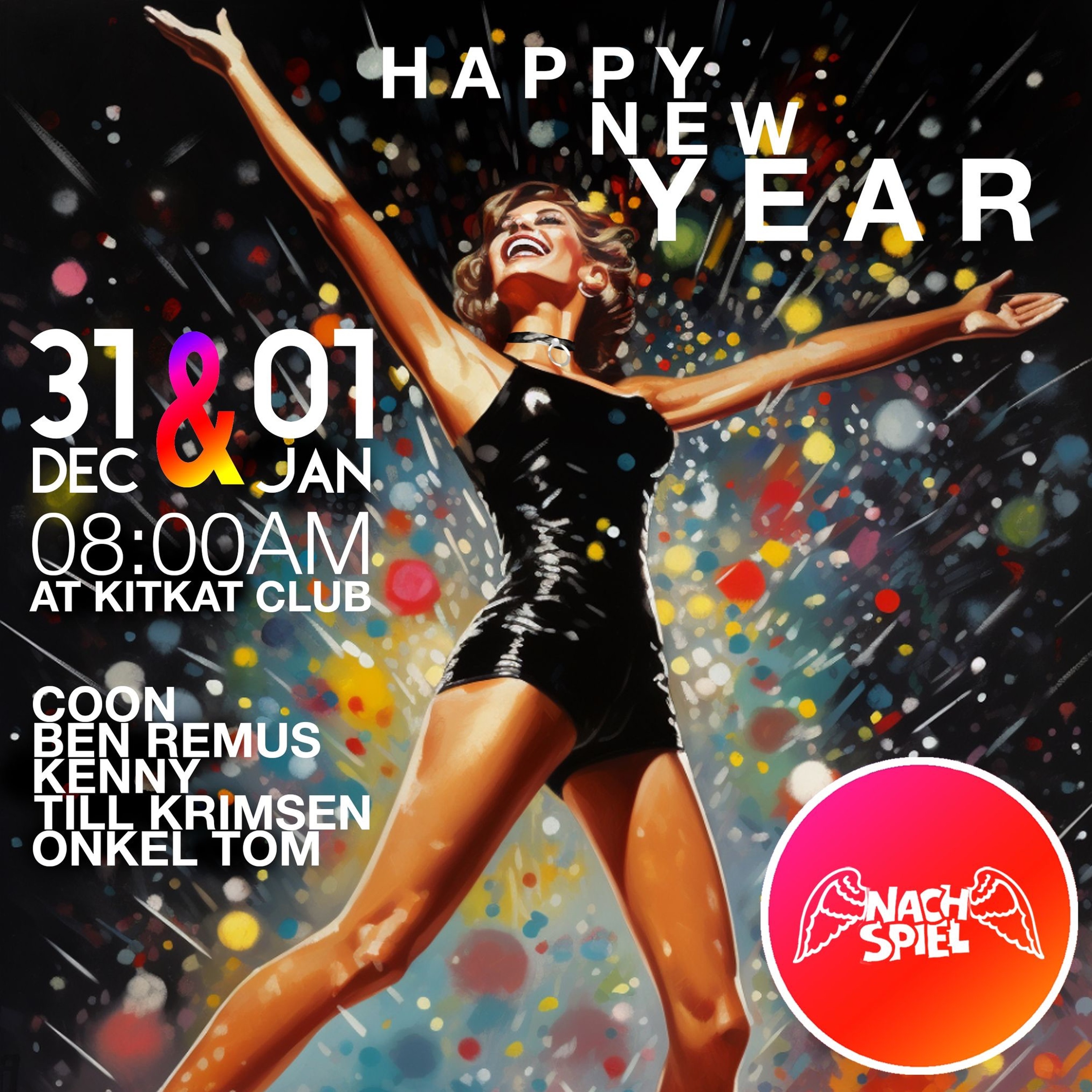 2024-01-01 NEW YEAR NACHSPIEL Part 2 (Kitkat Club) Coon, Ben Remus, Kenny, Till Krimsen, Onkel Tom episode artwork
