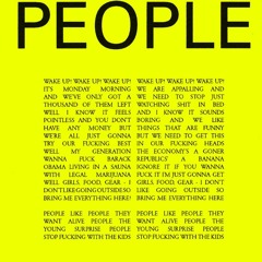 The 1975 - People - Full Cover