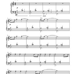 petite étude...à séduire  de André Zimmermann  (partition complète sur Youtube)