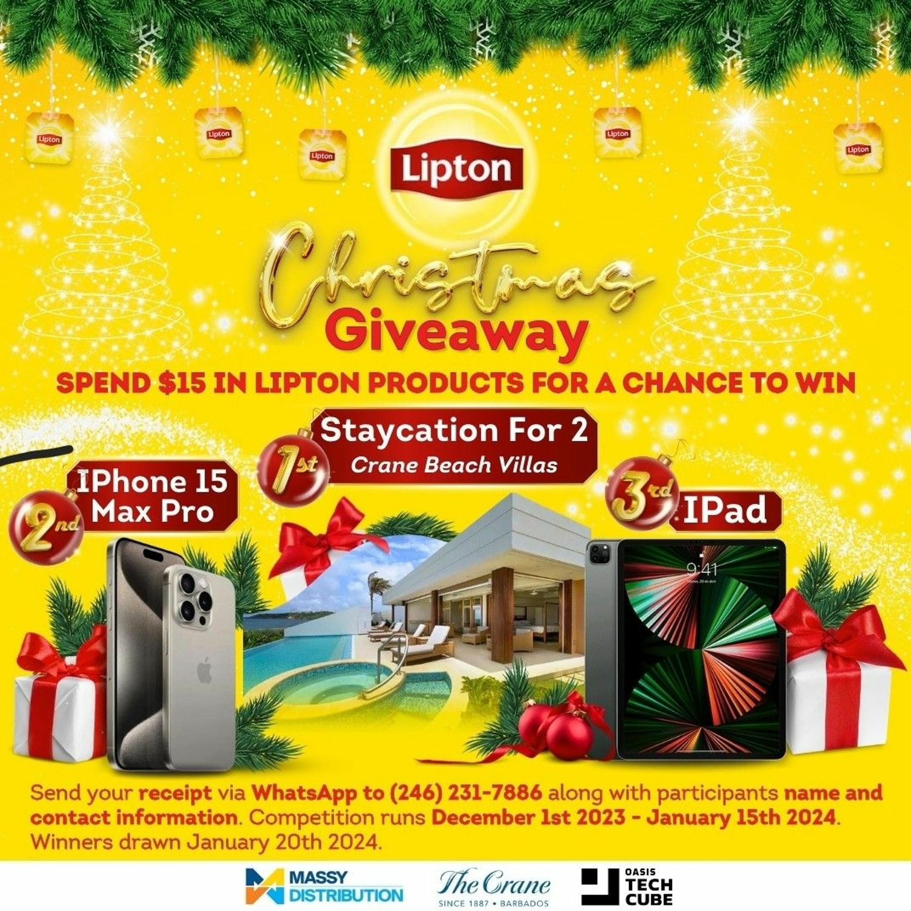 Lipton Christmas Giveaway Promo Mix