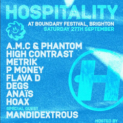 Bazza D - Boundary Festival x Hospitality DJ contest