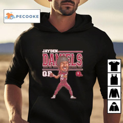 Jayden Daniels Qb Washington Commanders Cartoon Shirt