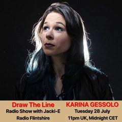 #111 Draw The Line Radio Show 28-07-2020 guest mix 2nd hr Karina Gessolo