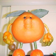 The Man with the Orange Face