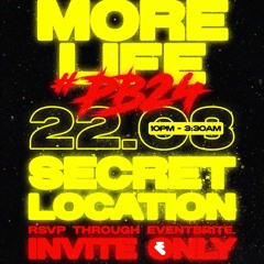 Live Audio: More Life #PB24 | 🇿🇦 House & Edits 🇬🇧 | Mixed By @DJDYNAMICUK (NO HOST) | 22/08/2025