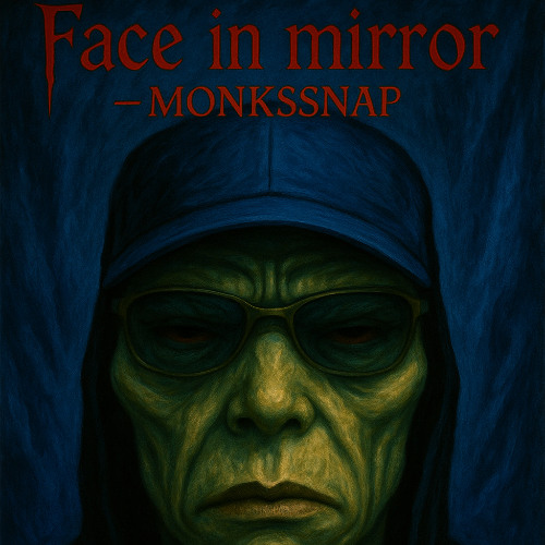 Face in mirror