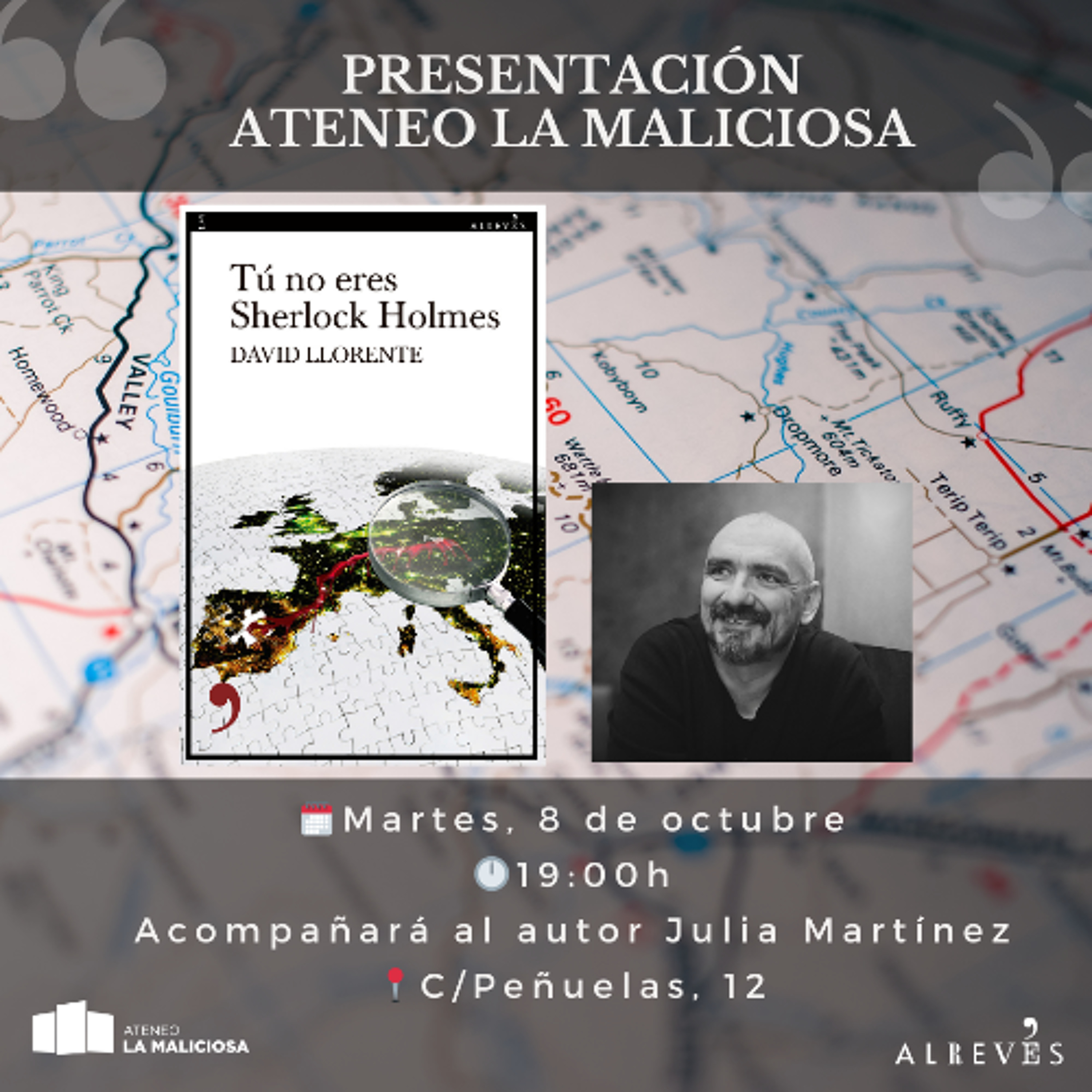 Presentación del libro Tú no eres Sherlock Holmes episode artwork