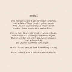 Morgen - R. Strauss