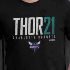 Jt Thor Charlotte Hornets Elite Wht Shirt