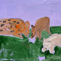 Животные пьют из луж