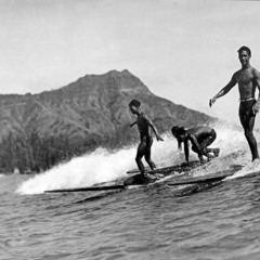 Surfin' with the boys!