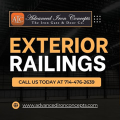 Exterior Railings Corona CA - Advanced Iron Concepts