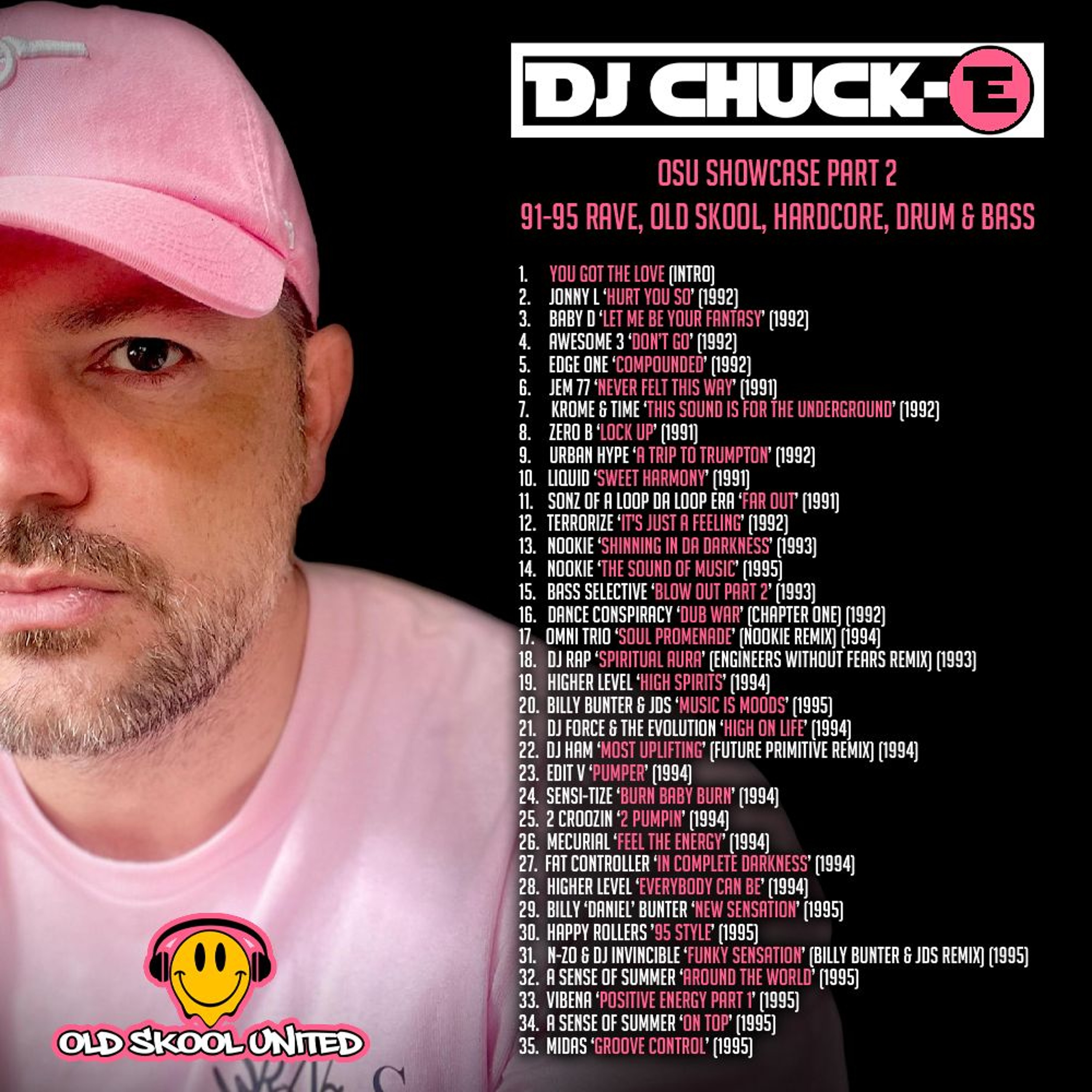 DJ Chuck-E - OSU Showcase 2 -  91-95 - Old Skool, Rave, Hardcore, D&B episode artwork