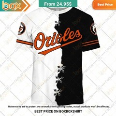 MLB Baltimore Orioles Mix Jersey Personalized Hoodie