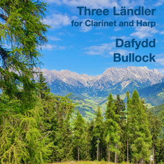 Three Ländler  for Clarinet and Harp 2
