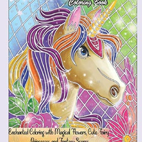 Download Kindle Online Pdf Unicorn Coloring Book Mosaic Color By Number Enchanted Coloring With Magical By Ratnaika
