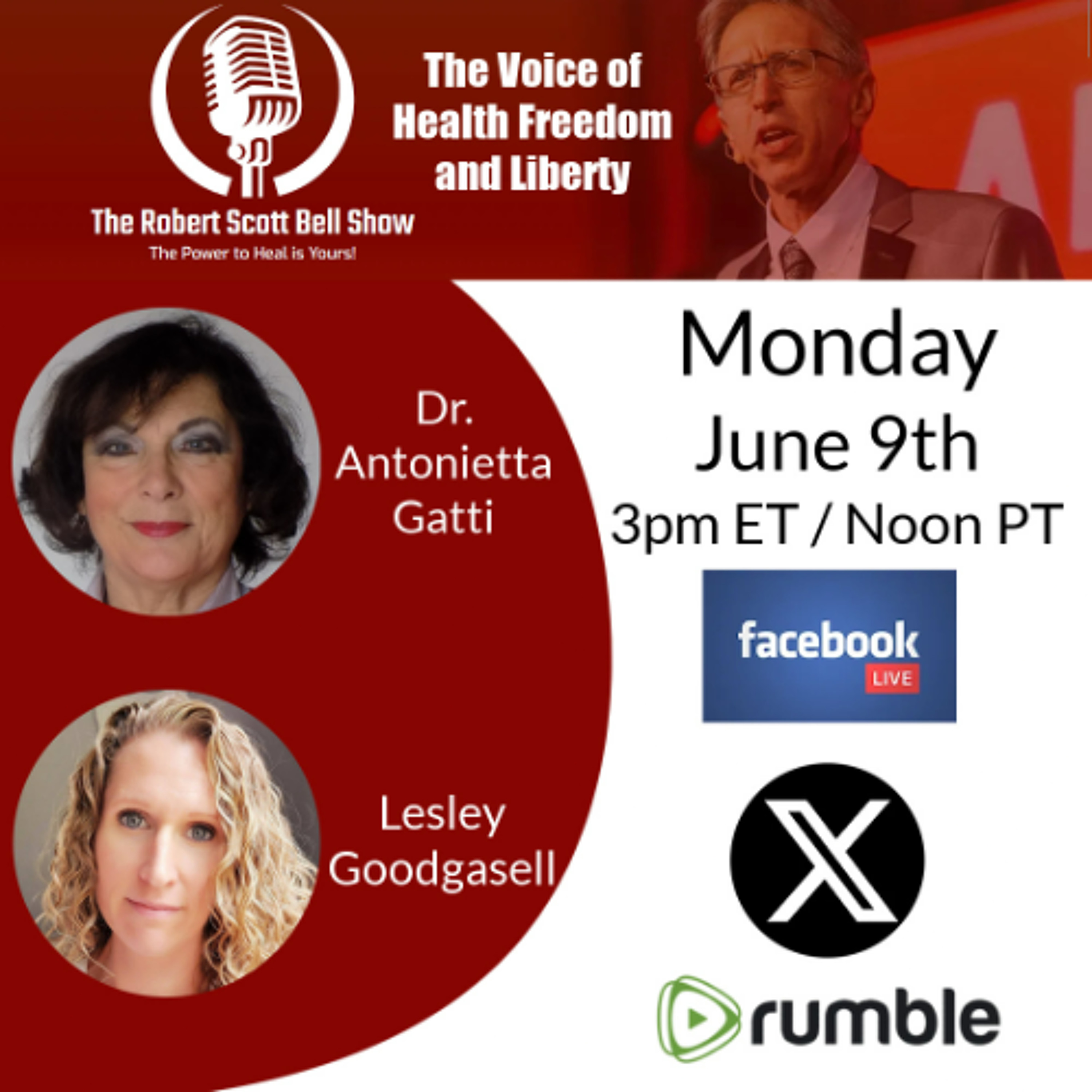 Platform Censorship, Dr. Gatti, Impact of Nanoparticles, Gallicum Acidum, Lesley Goodgasell, Homesteading - The RSB Show 6-9-25