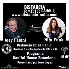 ● September, 8. 2024 Distancia Ibiza Radio Compilation by ☆ Nita Funk (Soulful House Barcelona)