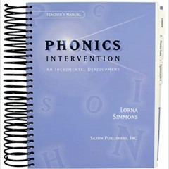 Download❤️eBook✔ Phonics Intervention: An Incremental Development (Teacher's Manual) Full Audiobook