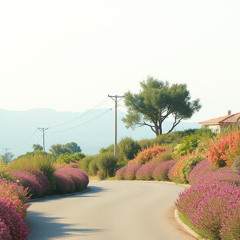 The road is silent