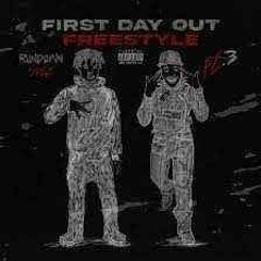 King - Rundown Spaz- First Day Out Freestyle (REMIX)