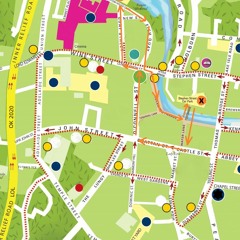 music for device possessed of speaker w/ wattage of transistor radio dangled off bike handle c.1950s